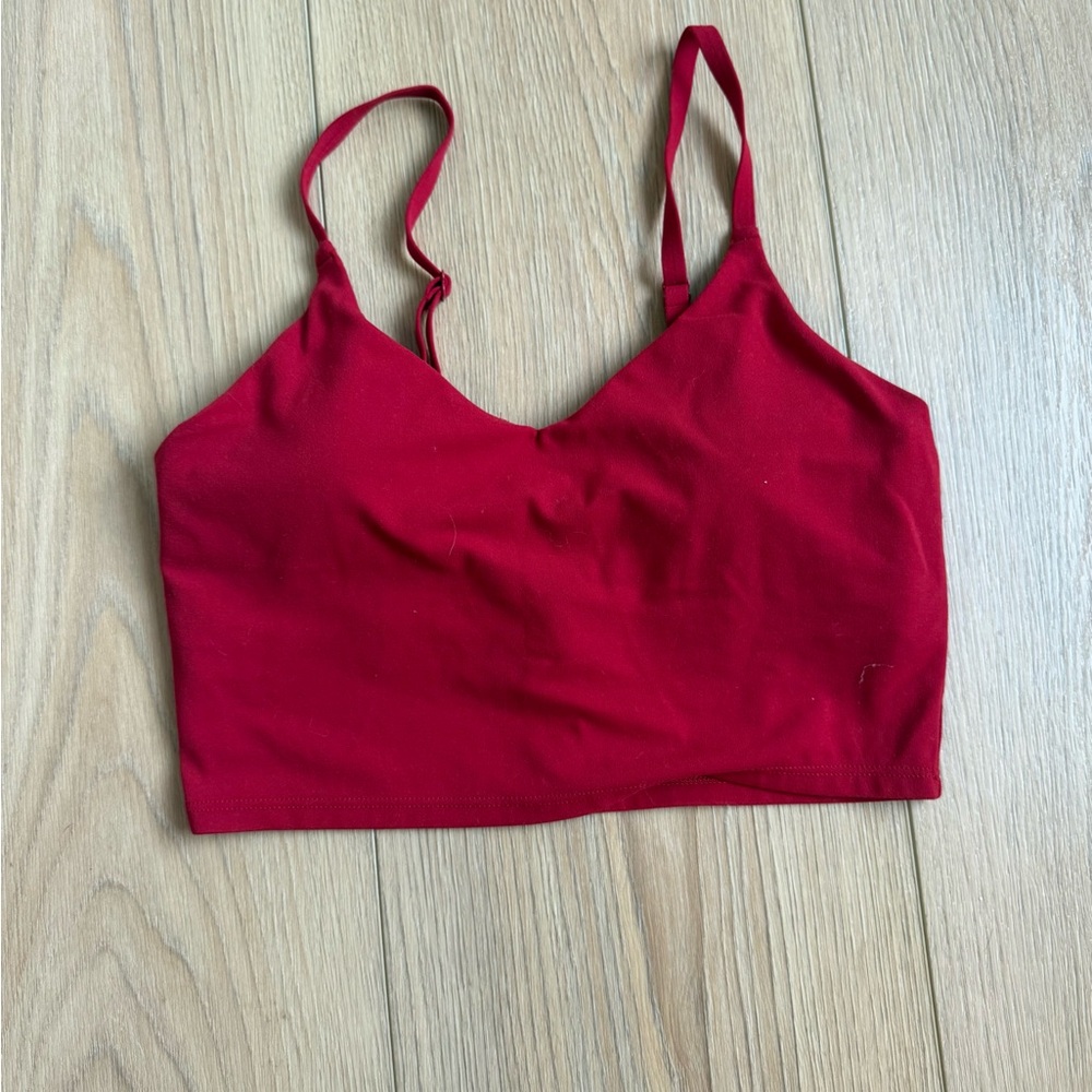 Red Athleta Tank Top